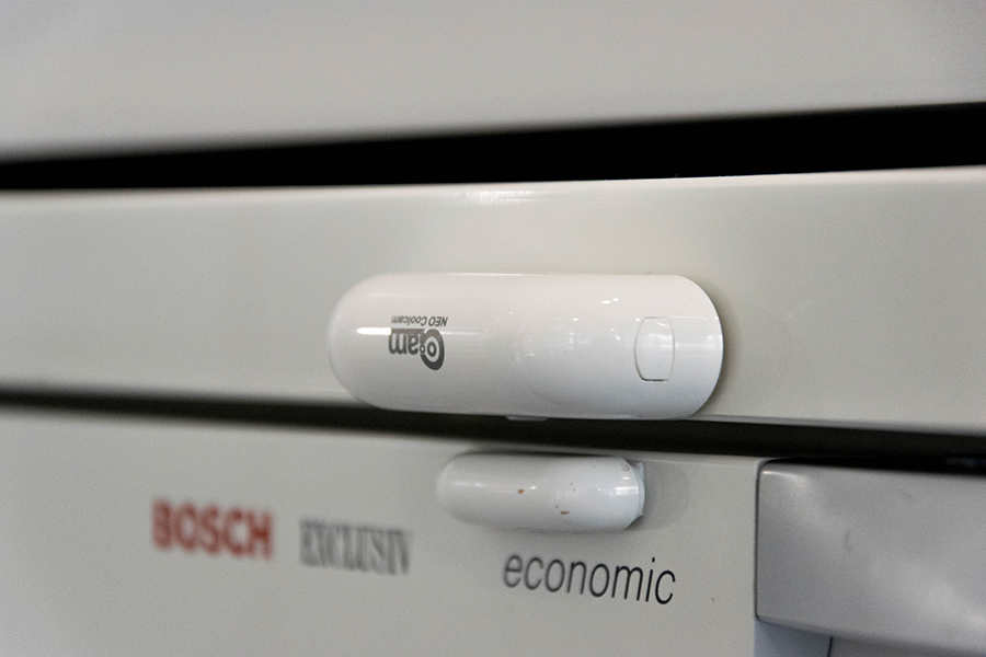 try adding a door sensor to your fridge