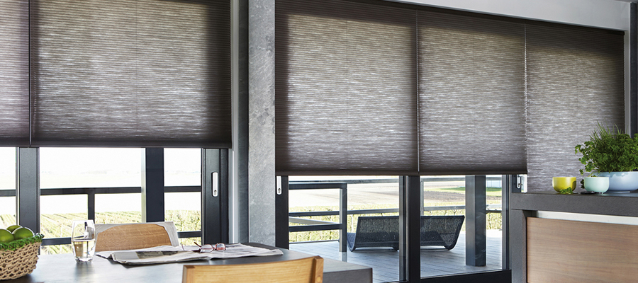 keep the heat out with motorised blinds and homey