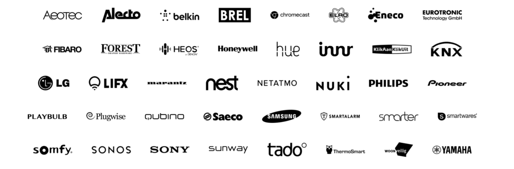 Homey compatible devices and brands vs Smartthings