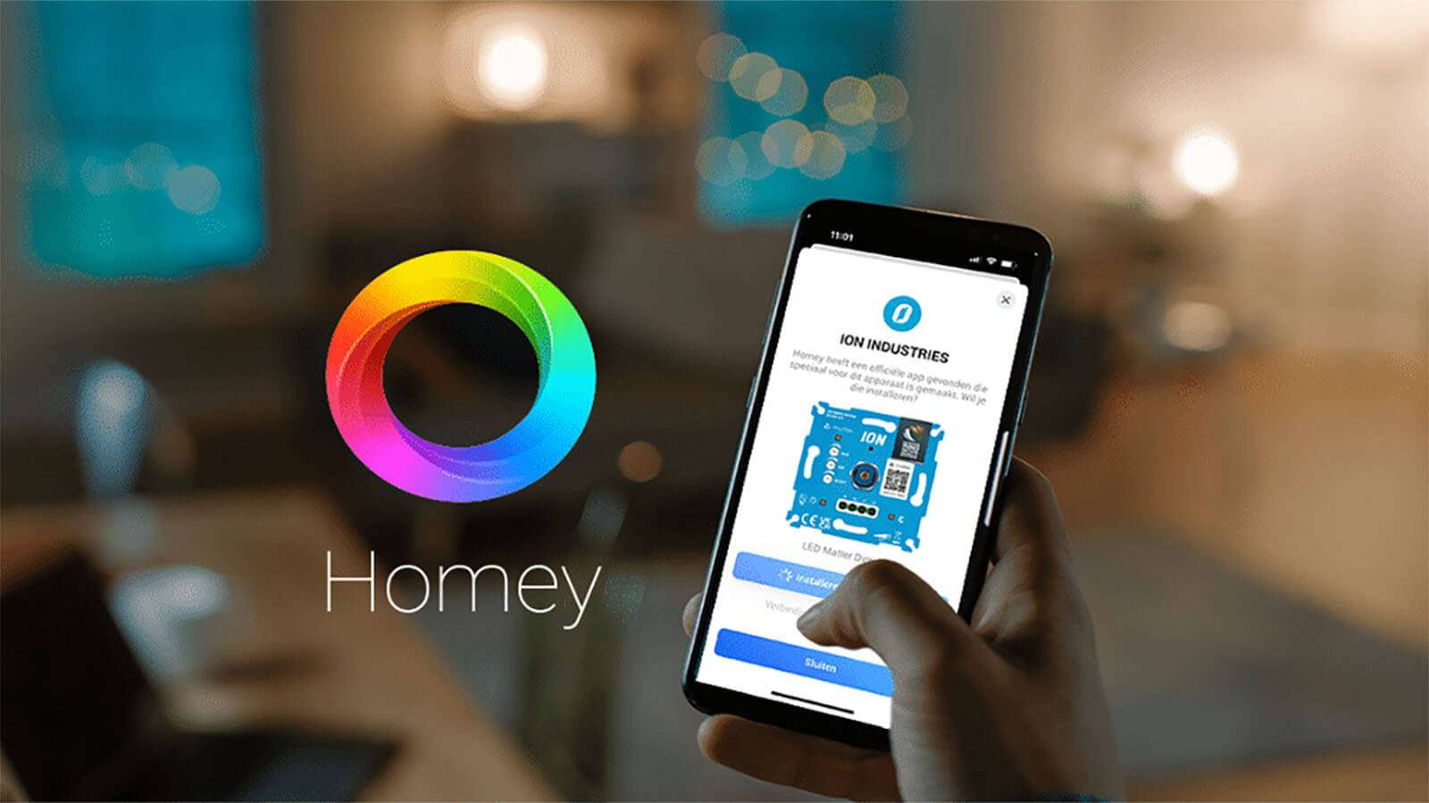 ION Industries Homey app