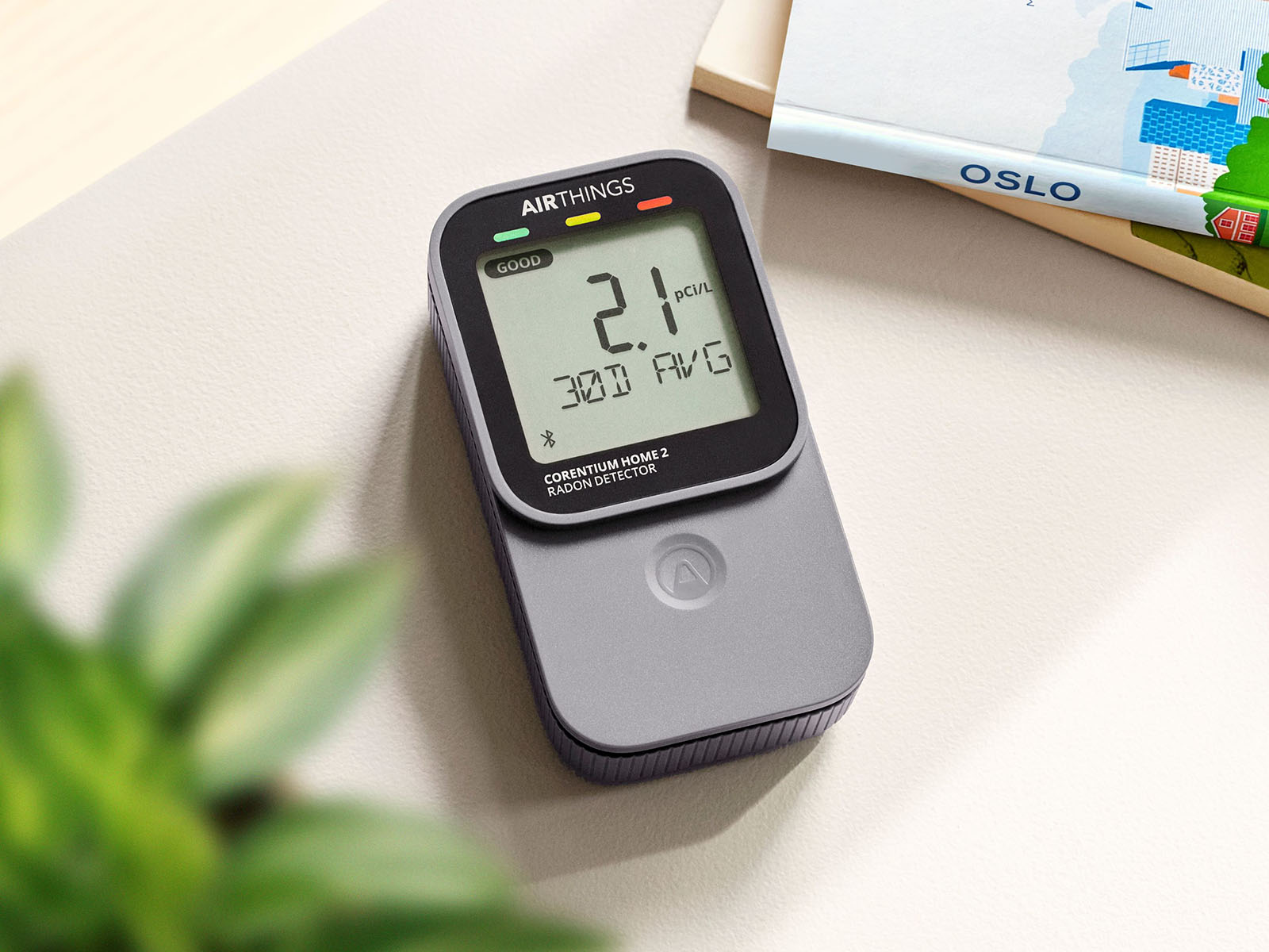 Corentium Home 2 Airthings Radon Detector