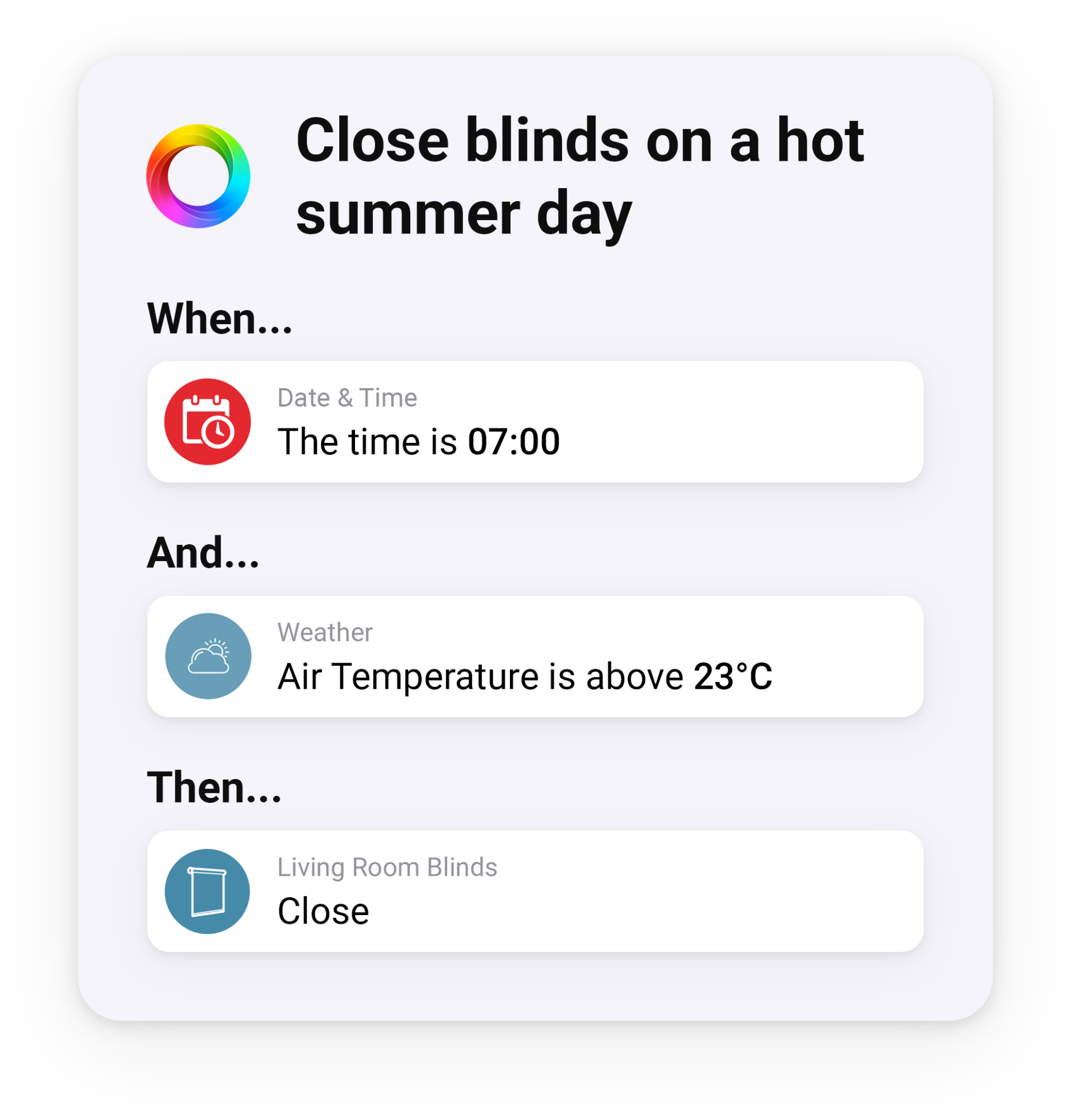 Beat the Summer Heat with Homey: Close Blinds