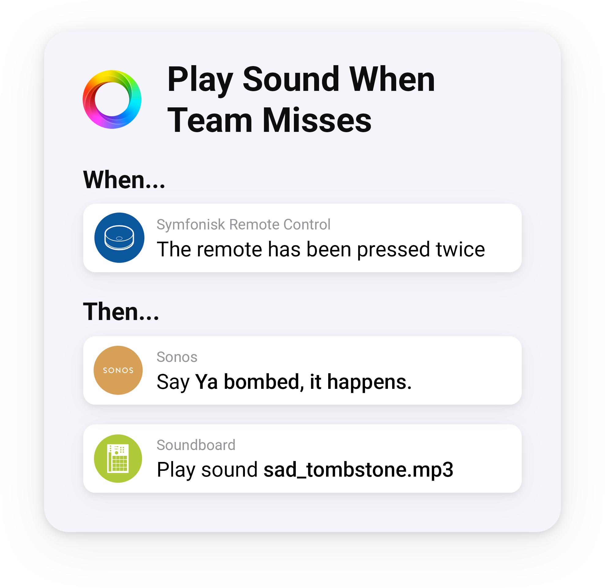 Hosting the Ultimate BBQ With Homey: Team Misses Flow Example
